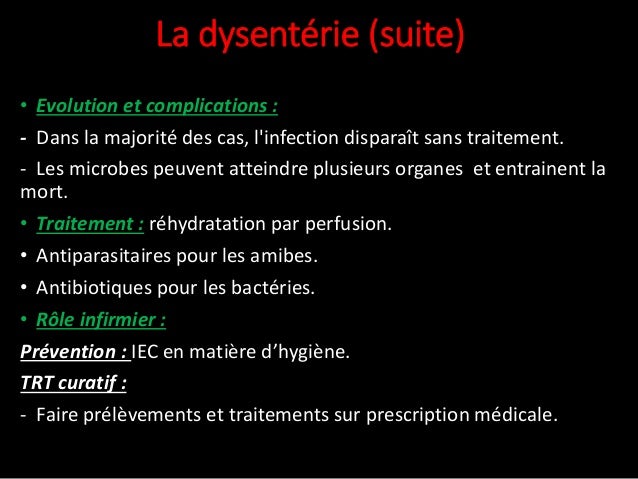 DYSENTERIE BACILLAIRE PDF